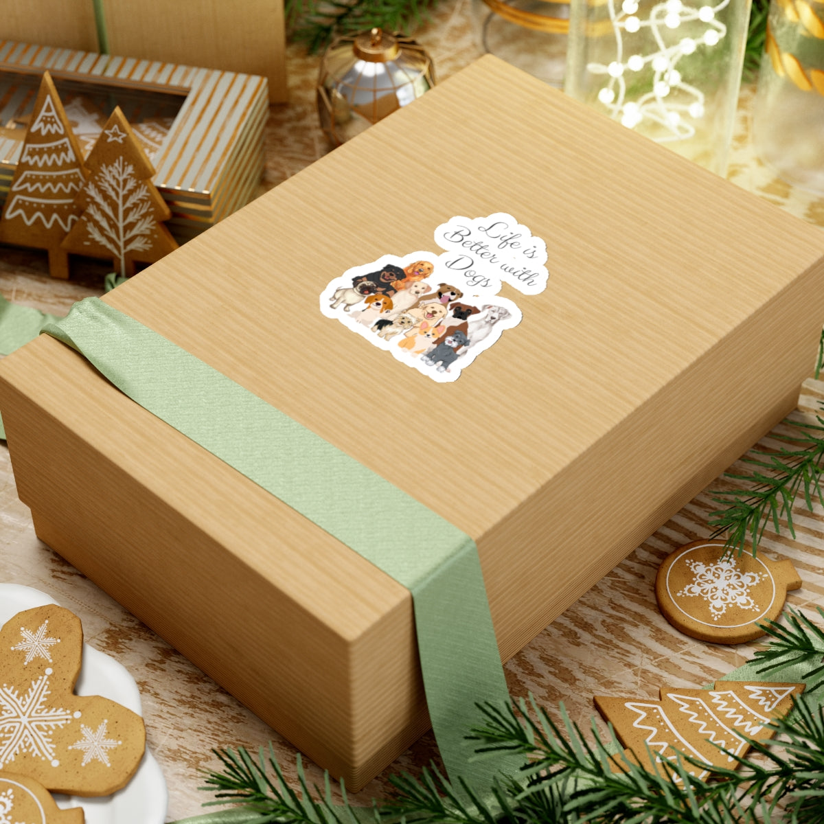 Life is Better with Dogs Stickers