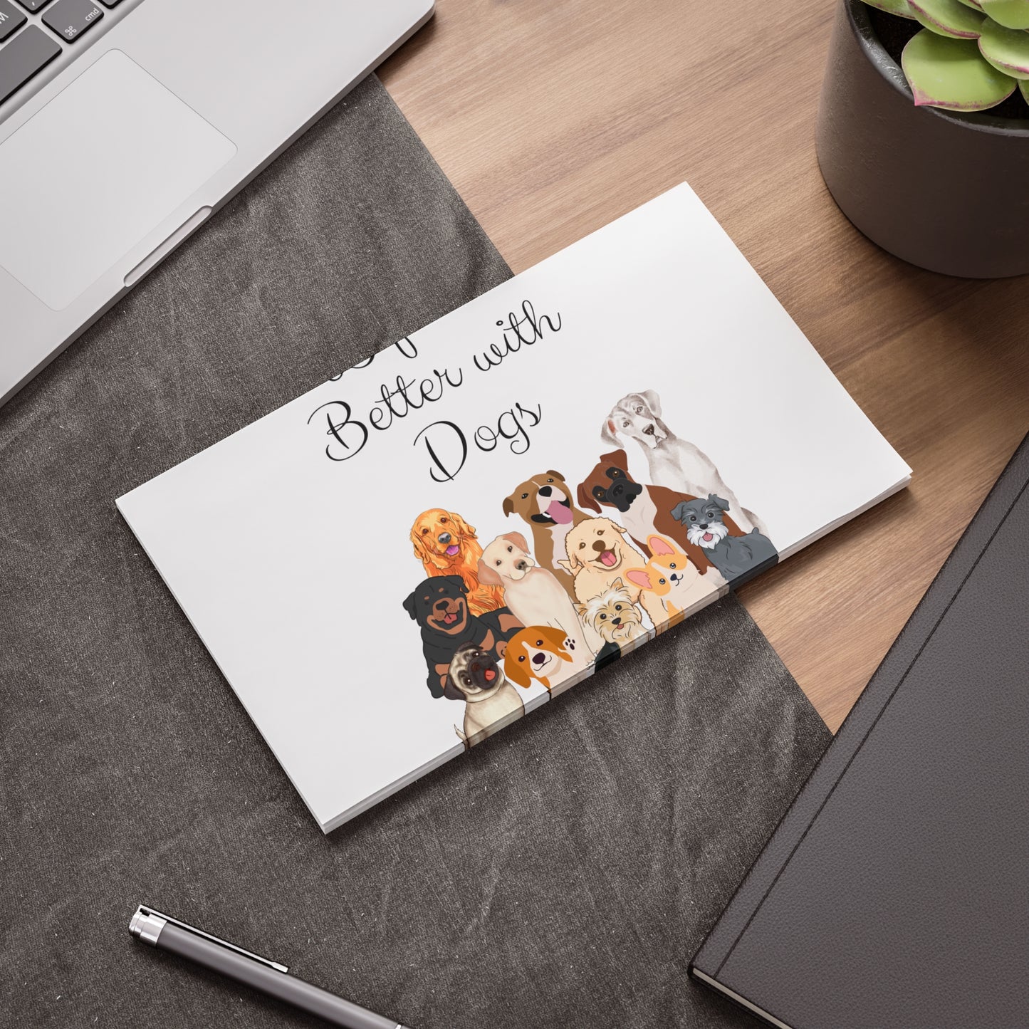 Life is Better with Dogs Post-it® Note Pads