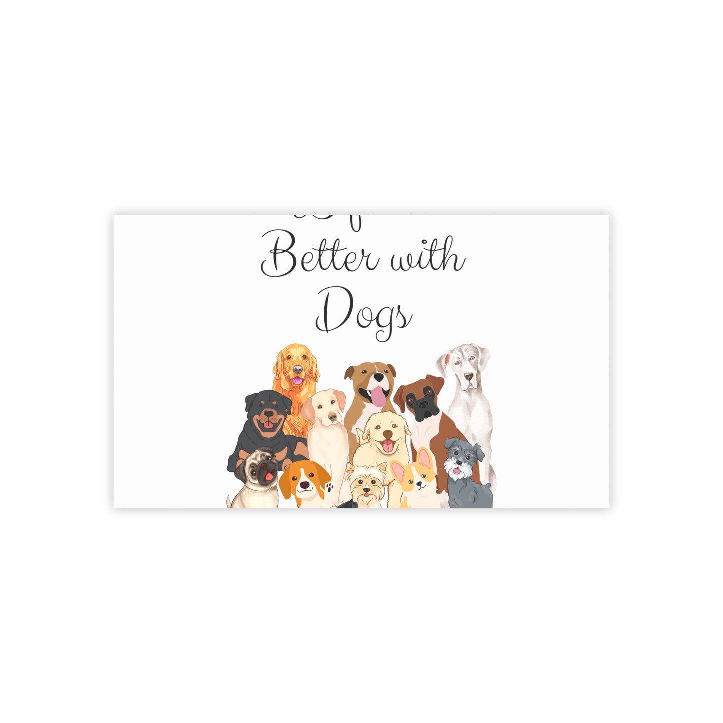 Life is Better with Dogs Post-it® Note Pads