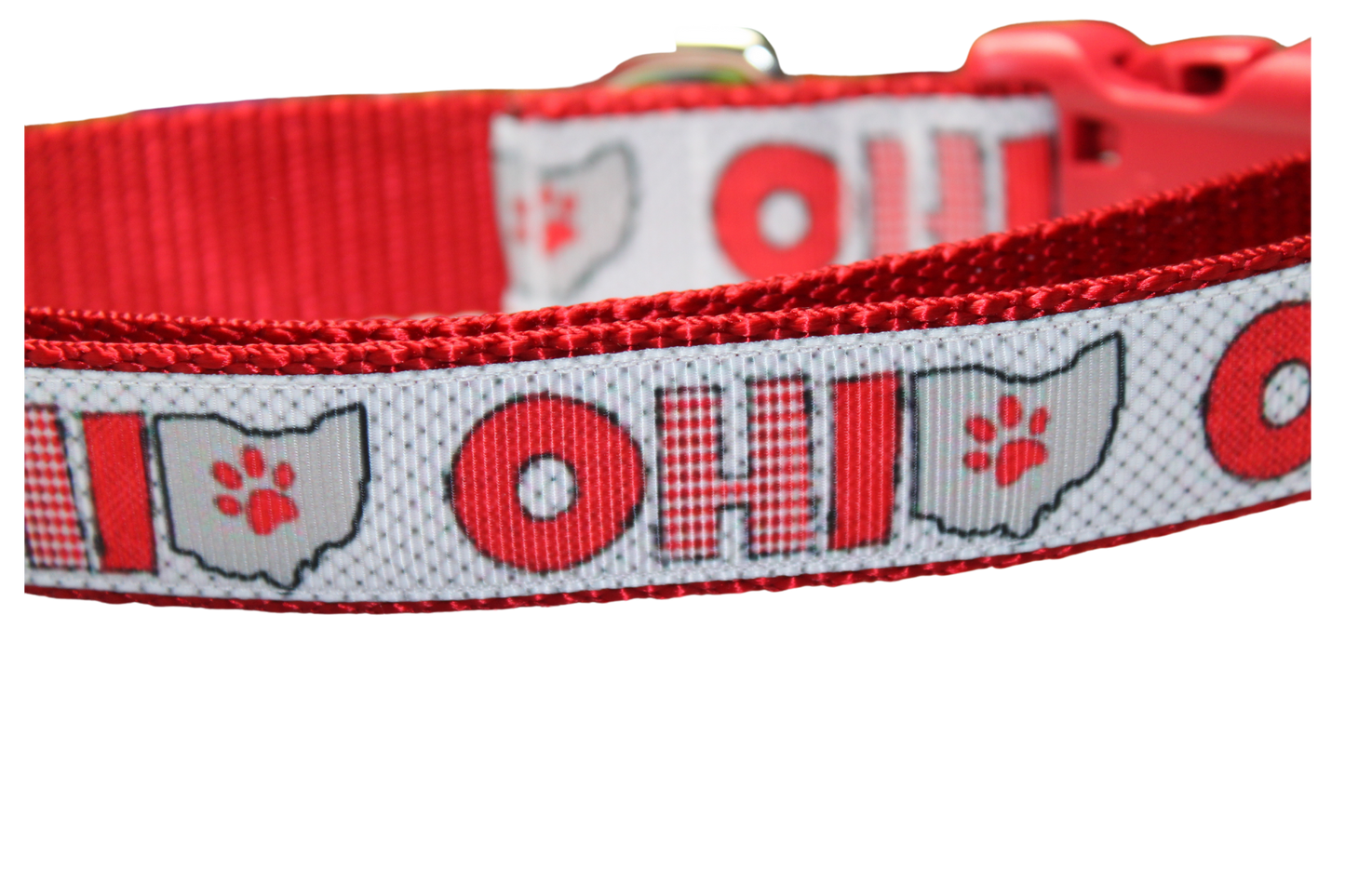 Red Ohio Dog Collar