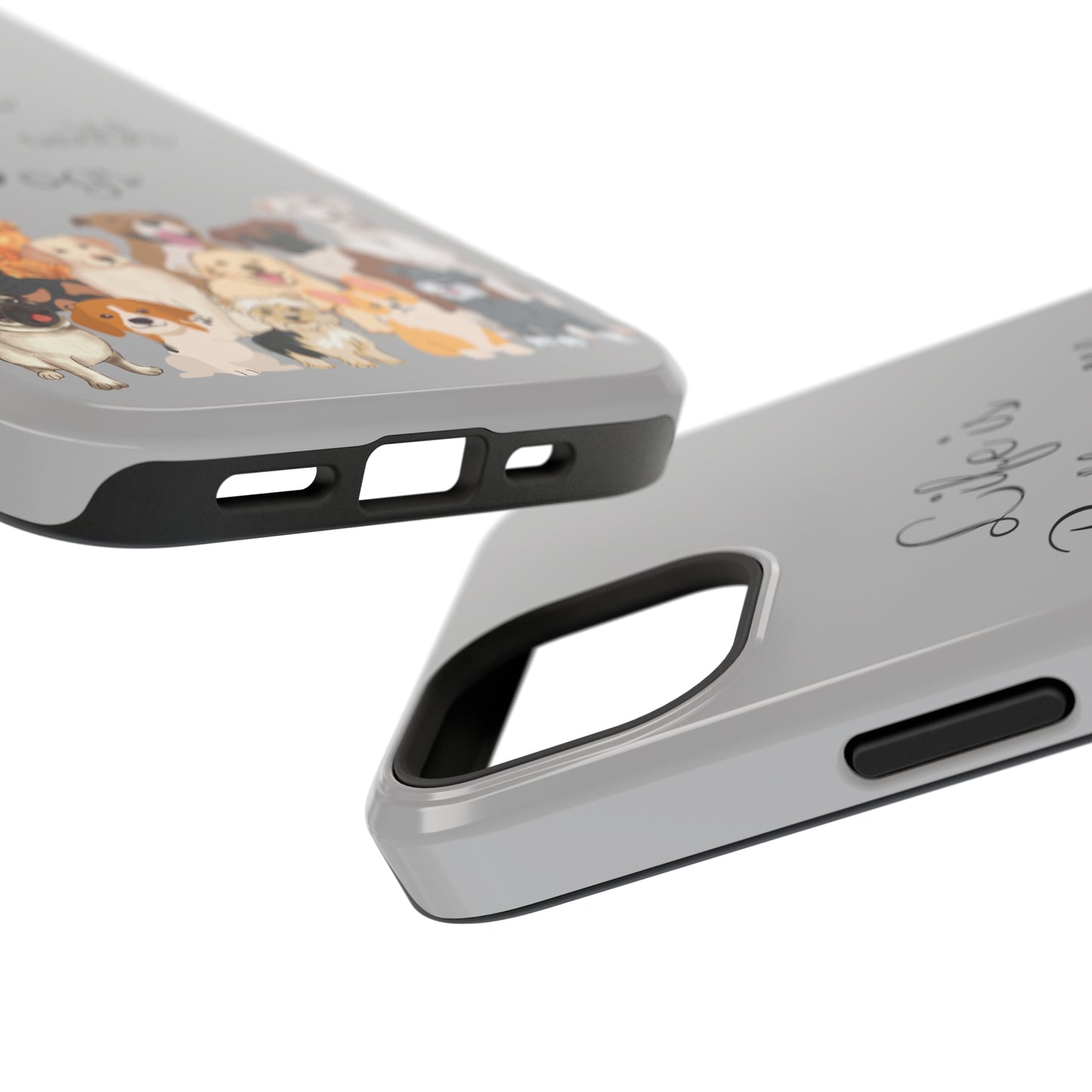 Life is Better with Dogs Impact-Resistant Phone Cases