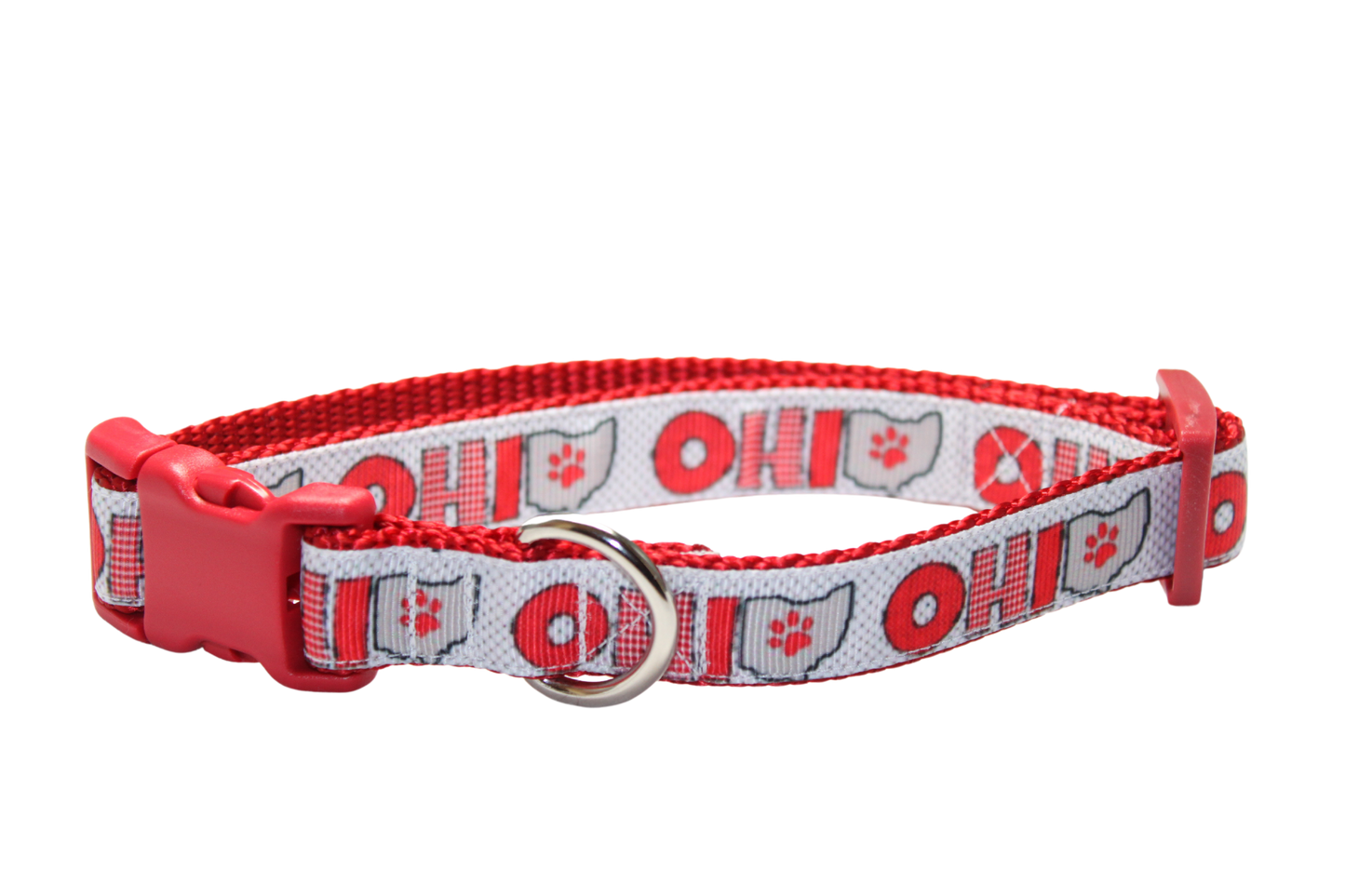 Red Ohio Dog Collar